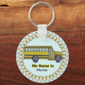 Schoolbus-sleutelhanger Sleutelhanger (Voorkant)