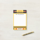 Schoolbus — Speciaal leraar Post-it® Notes (Op bureau)
