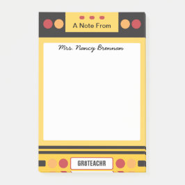 Schoolbus — Speciaal leraar Post-it® Notes