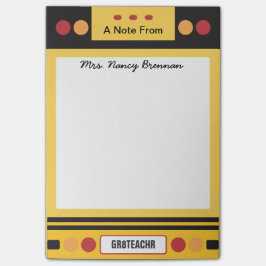 Schoolbus — Speciaal leraar Post-it® Notes