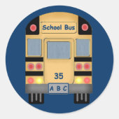 Schoolbus Stickers (Voorkant)
