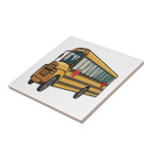 Schoolbus Tegeltje (Zijkant)