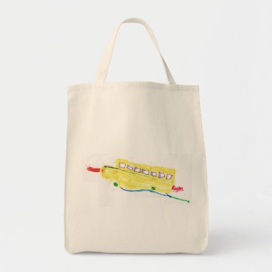 Schoolbus Tote Bag (Voorkant)