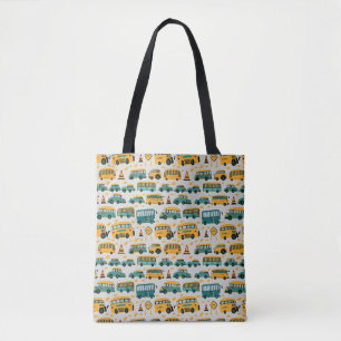 Schoolbus Tote Bag