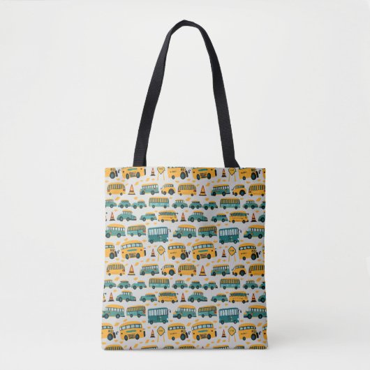 Schoolbus Tote Bag (Voorkant)