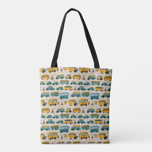 Schoolbus Tote Bag (Achterkant)