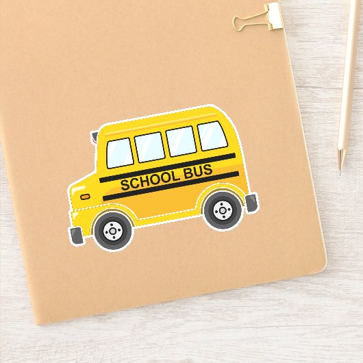 Schoolbus Vinyl Stickers (Notitieboek)