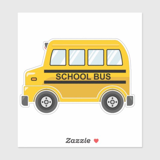 Schoolbus Vinyl Stickers (Vel)