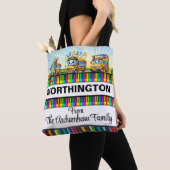 Schoolbus - zie terug. tote bag (Dichtbij)