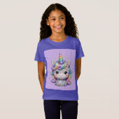 Schoolbus - zonnige gele achtergrond t-shirt (Voorkant volledig)