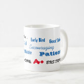 Schoolbusbestuurder White 11 oz klassieke Mok (Voorkant rechts)