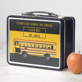 Schoolbusbestuurdersmetaal draagtas