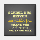 Schoolbusbestuurderswaardering Magneet (Voorkant)