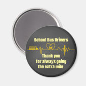 Schoolbusbestuurderswaardering Magneet (Voorkant / Achterkant)