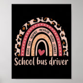 Schoolbuschauffeur 100e dag van schoolbuschauffeur poster (Voorkant)
