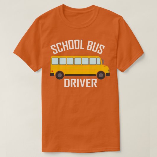 Schoolbuschauffeur 20 t-shirt (Design voorkant)