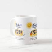 schoolbuschauffeur bedankt je voor je extra kilome koffiemok (Voorkant links)