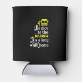 schoolbuschauffeur blikjeskoeler (Voorkant)