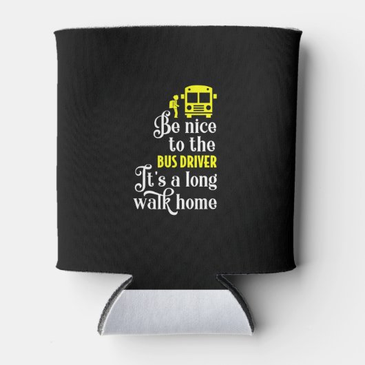 schoolbuschauffeur blikjeskoeler (Voorkant)