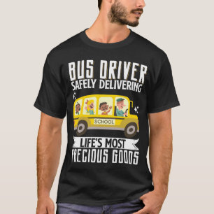 Schoolbuschauffeur buschauffeur veilig leveren t-shirt