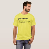 Schoolbuschauffeur Definitie Shirt (Voorkant volledig)