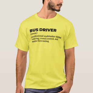 Schoolbuschauffeur Definitie Shirt