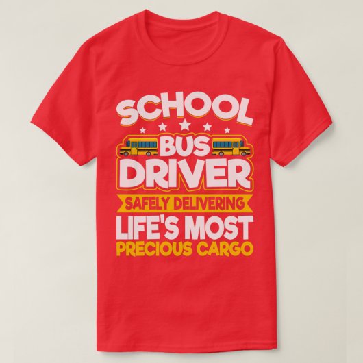 Schoolbuschauffeur die de meeste prijs van Lifex27 T-shirt (Design voorkant)