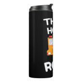 Schoolbuschauffeur Dit is hoe ik moet rollen Thermosbeker (Gedraaid links)