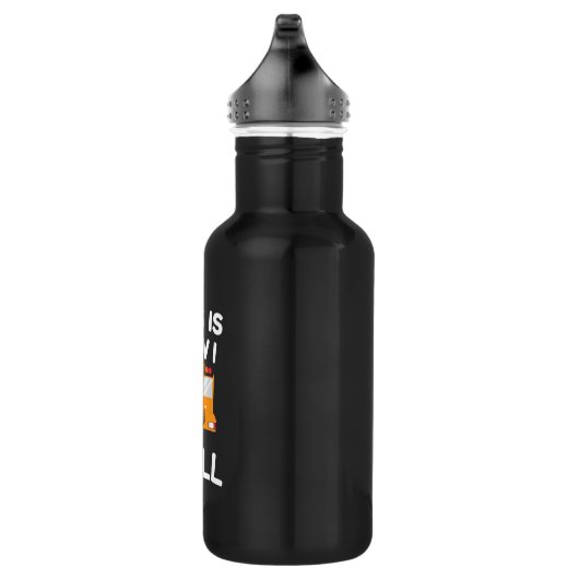 Schoolbuschauffeur Dit is hoe ik moet rollen Waterfles (Rechts)