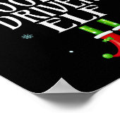 Schoolbuschauffeur Elf Xmas Matching Family Group  Poster (Hoek)