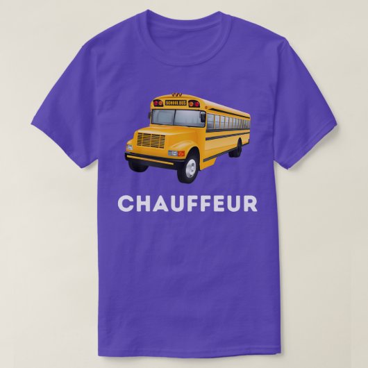 Schoolbuschauffeur en schoolbusexploitant 1 t-shirt (Design voorkant)