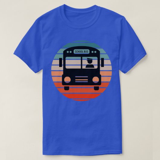 Schoolbuschauffeur en schoolbusexploitant t-shirt (Design voorkant)