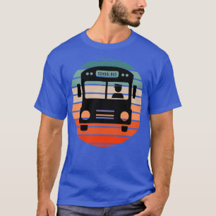 Schoolbuschauffeur en schoolbusexploitant t-shirt