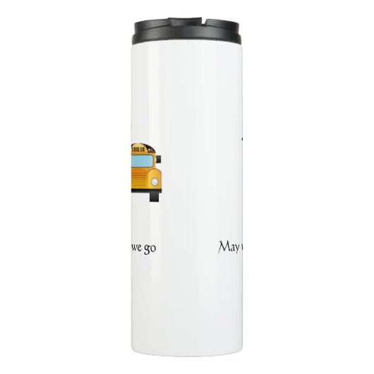 Schoolbuschauffeur Gebed Thermosbeker (Achterkant)