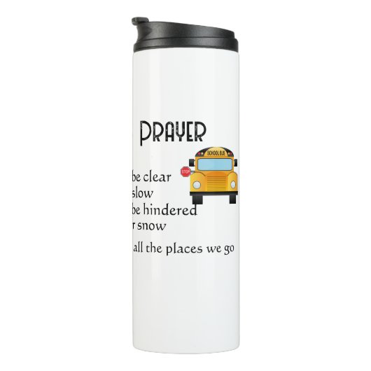 Schoolbuschauffeur Gebed Thermosbeker (Geroteerd rechts)