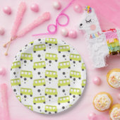 Schoolbuschauffeur Gele Confetti Leraar Papier P Papieren Bordje (Feest)