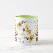 Schoolbuschauffeur gepersonaliseerd mok (Midden)