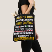 Schoolbuschauffeur Ik ben een licht vliegend verke Tote Bag (Dichtbij)