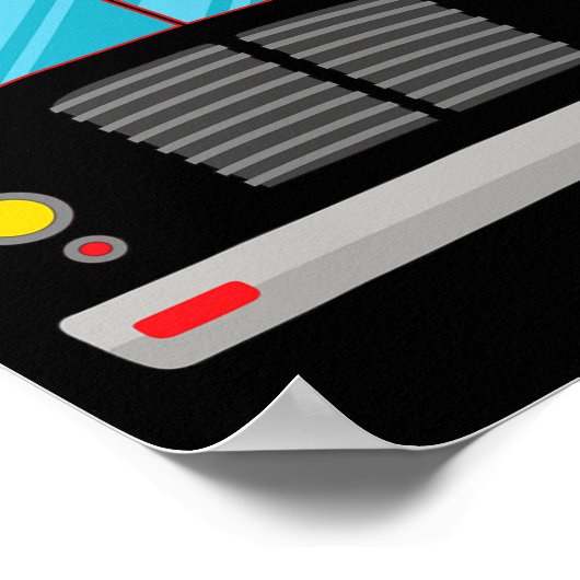 Schoolbuschauffeur kostuum Halloween Fun Volwassen Poster (Hoek)