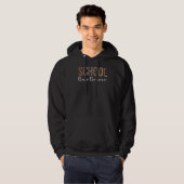 Schoolbuschauffeur Lopard-waardering voor vrouwen  Hoodie (Voorkant volledig)