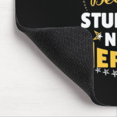 Schoolbuschauffeur omdat studenten helden nodig he muismat (Hoek)