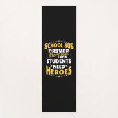 Schoolbuschauffeur omdat studenten helden nodig he yogamat (Voorkant)