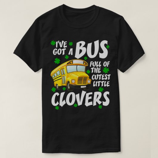 Schoolbuschauffeur Saint St Patricks Day 2023 Cute T-shirt (Design voorkant)