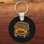 "Schoolbuschauffeur" Sleutelhanger (Voorkant)