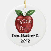 Schoolbuschauffeur - SRF Keramisch Ornament (Achterkant)