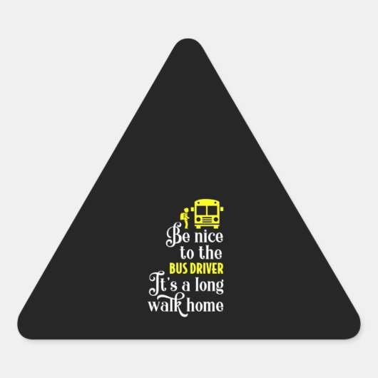 schoolbuschauffeur sticker (Voorkant)