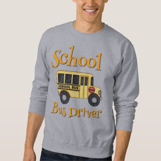 Schoolbuschauffeur Sweatshirt (Voorkant)