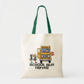 Schoolbuschauffeur T-shirts en cadeautjes. Tote Bag (Voorkant)