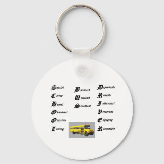Schoolbuschauffeur, thumbnailCAI0UE1U Sleutelhanger