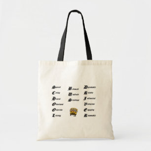 Schoolbuschauffeur Tote Bag
